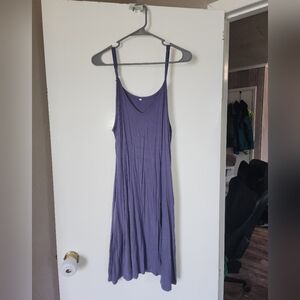 Elegant Purple Maxi Dress